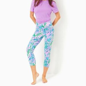 Lilly Pulitzer High Rise Legging Multi Seacret Escape